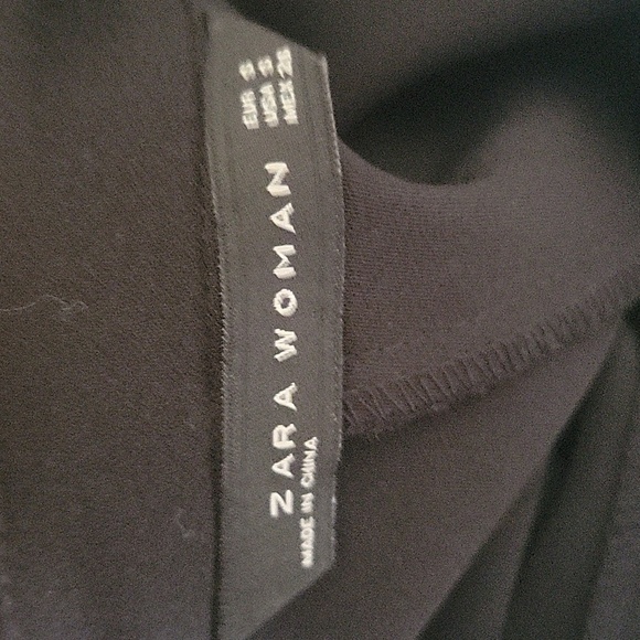 Zara Faux Fur Sleeve Top Size Small - Picture 6 of 7